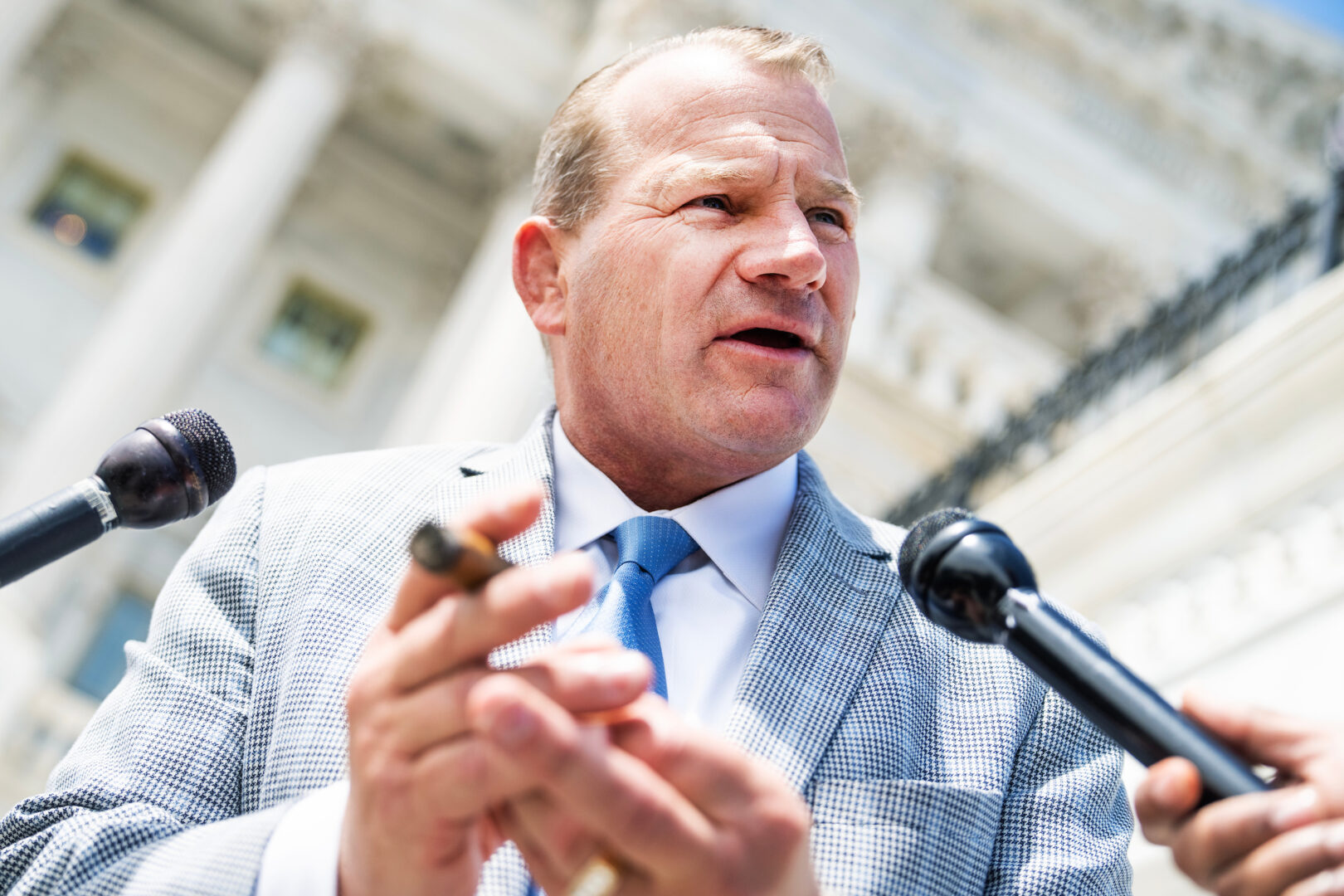 The independent Office of Congressional Ethics looked into allegations about Rep. Troy Nehls last year and referred them to the House Ethics Committee. In an update Friday, the chair and ranking member of the House panel said they are gathering more information.