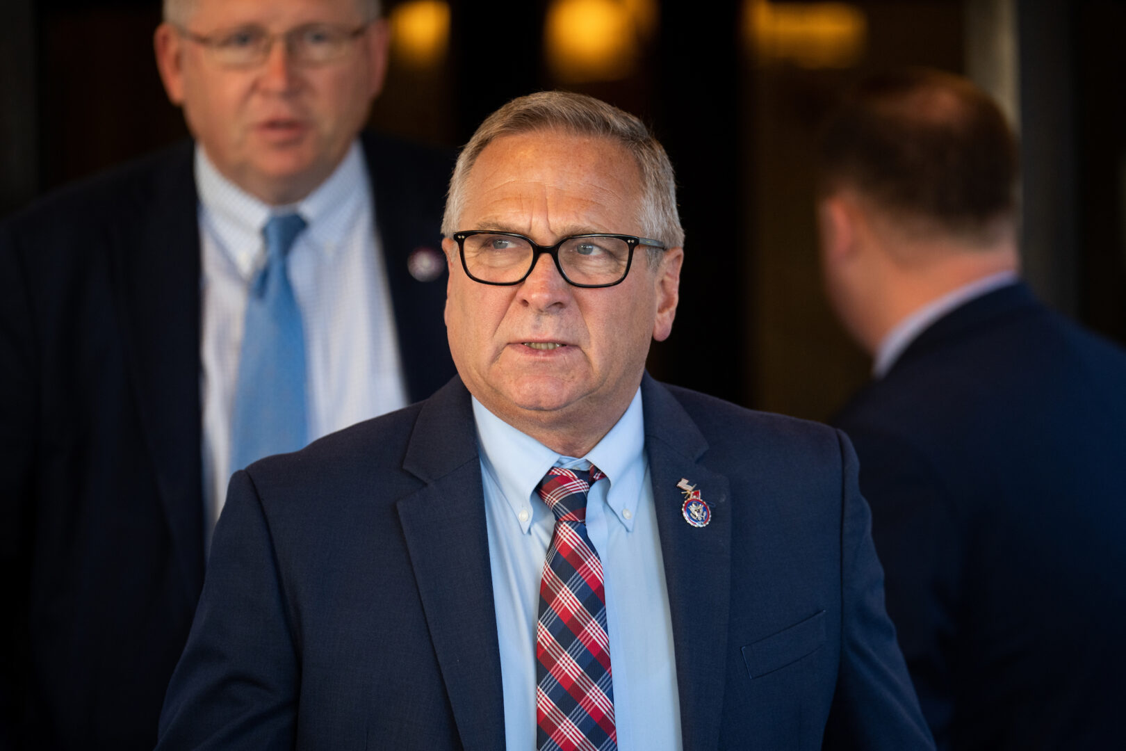 Rep. Mike Bost, R-Ill., is in a competitive primary against the GOP's candidate for governor last year. 