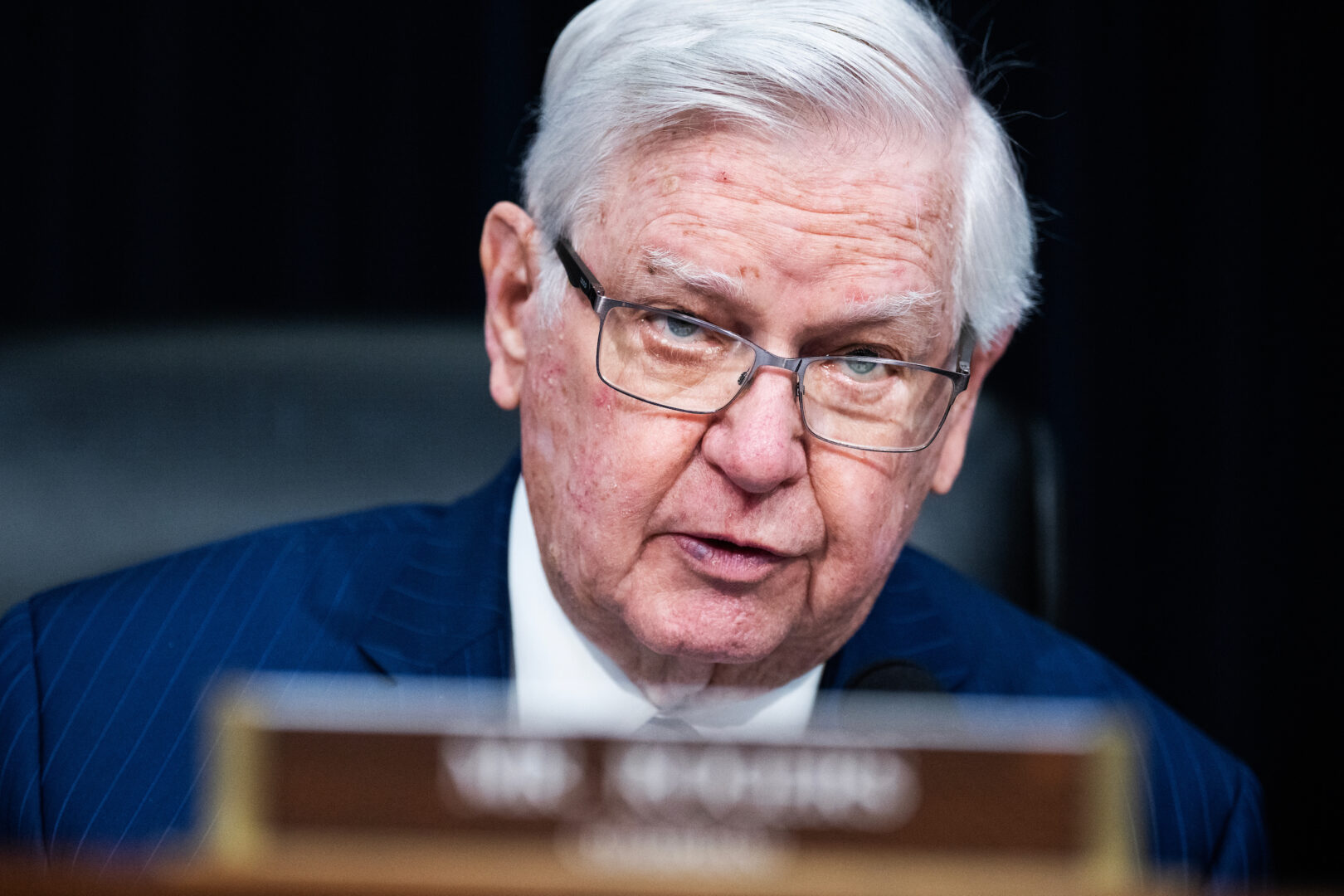 Chairman Harold Rogers speaks during a House Commerce, Justice, Science and Related Agencies Appropriations Subcommittee hearing on the fiscal 2025 budget request for the Department of Justice on April 16. Attorney General Merrick B. Garland testified.