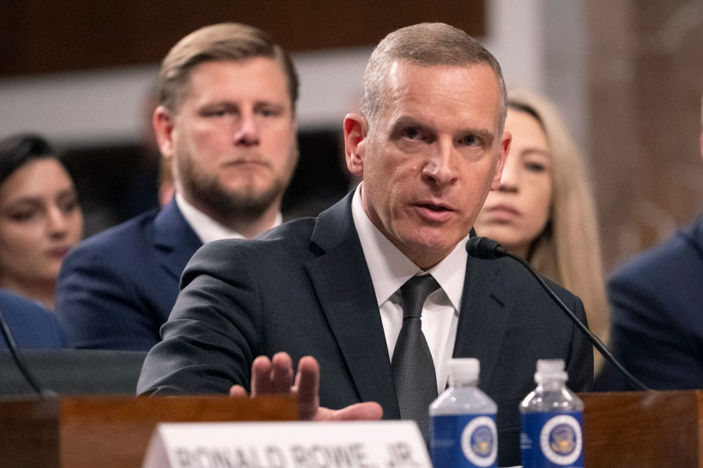 FBI Deputy Director Paul Abbate testifies Tuesday during a Senate Homeland Security and Governmental Affairs and Senate Judiciary joint committee hearing on the security failures leading to the assassination attempt on former President Donald Trump. 