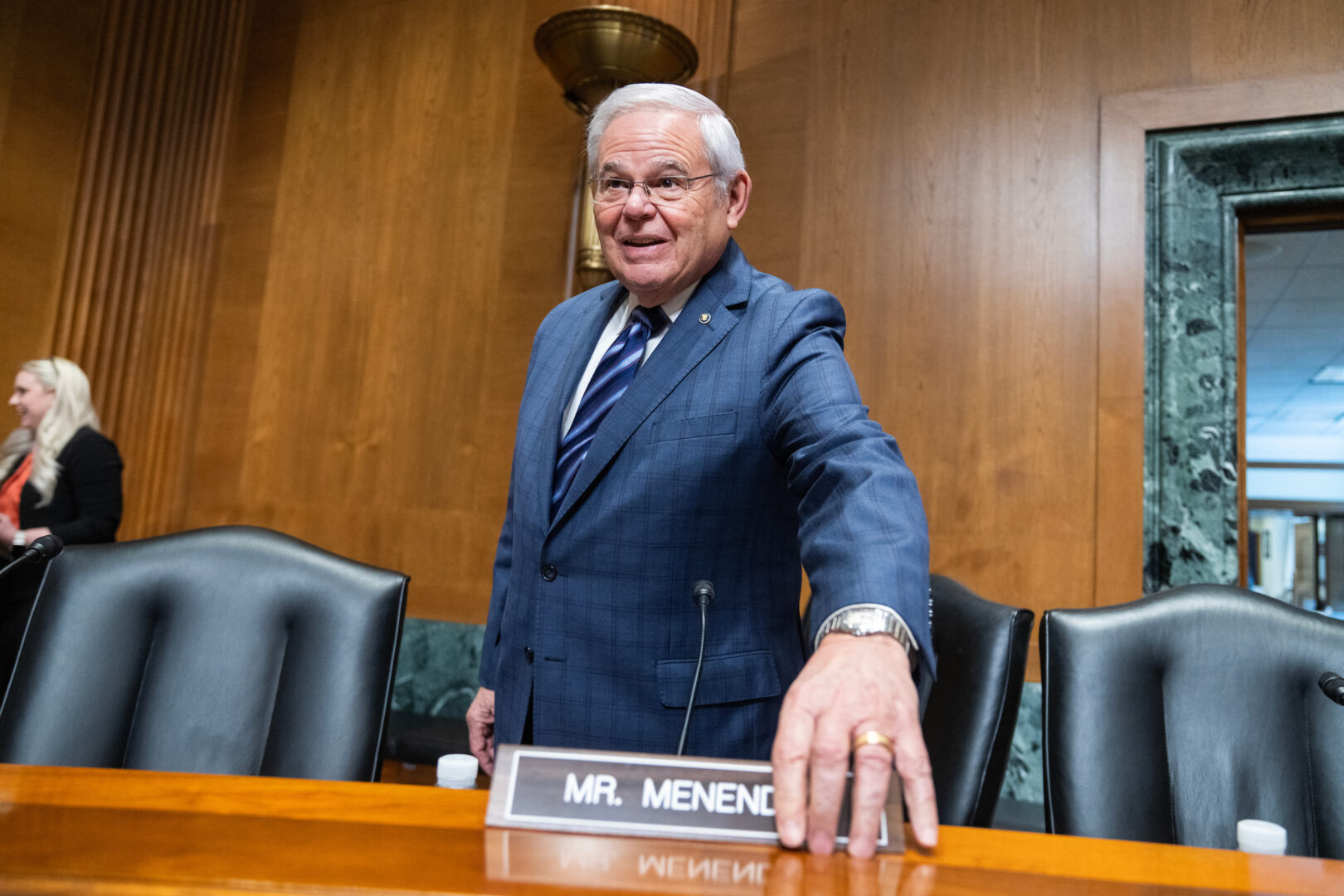 Facing a criminal trial this year, Sen. Bob Menendez, D-N.J., said Thursday he will not run in New Jersey’s Democratic primary in June but may run as an independent in November if “exonerated“ this summer. 