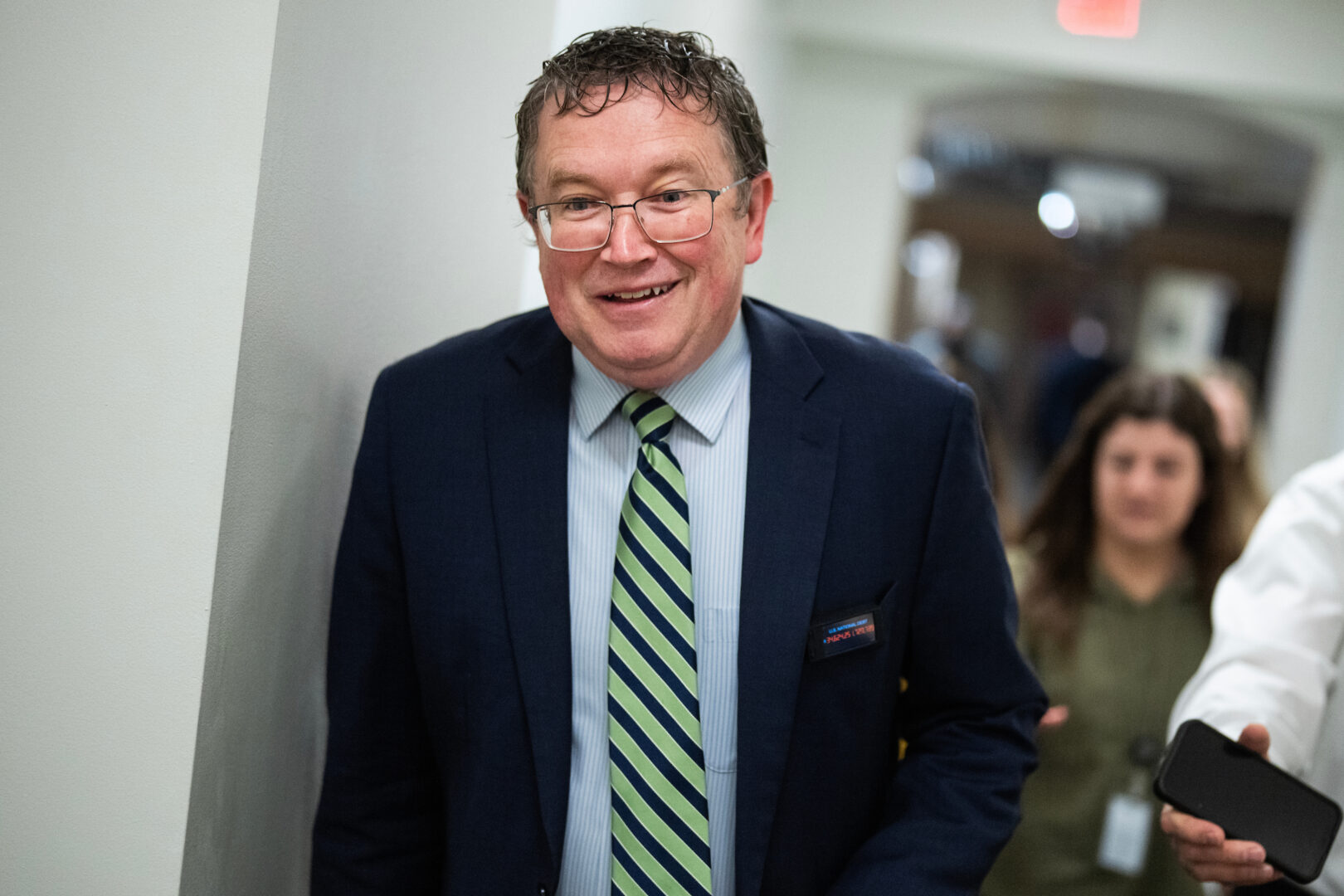 Rep. Thomas Massie, R-Ky., highlighted the notifications for members of Congress as he advocated for the addition of a warrant requirement for Section 702 of the Foreign Intelligence Surveillance Act. 