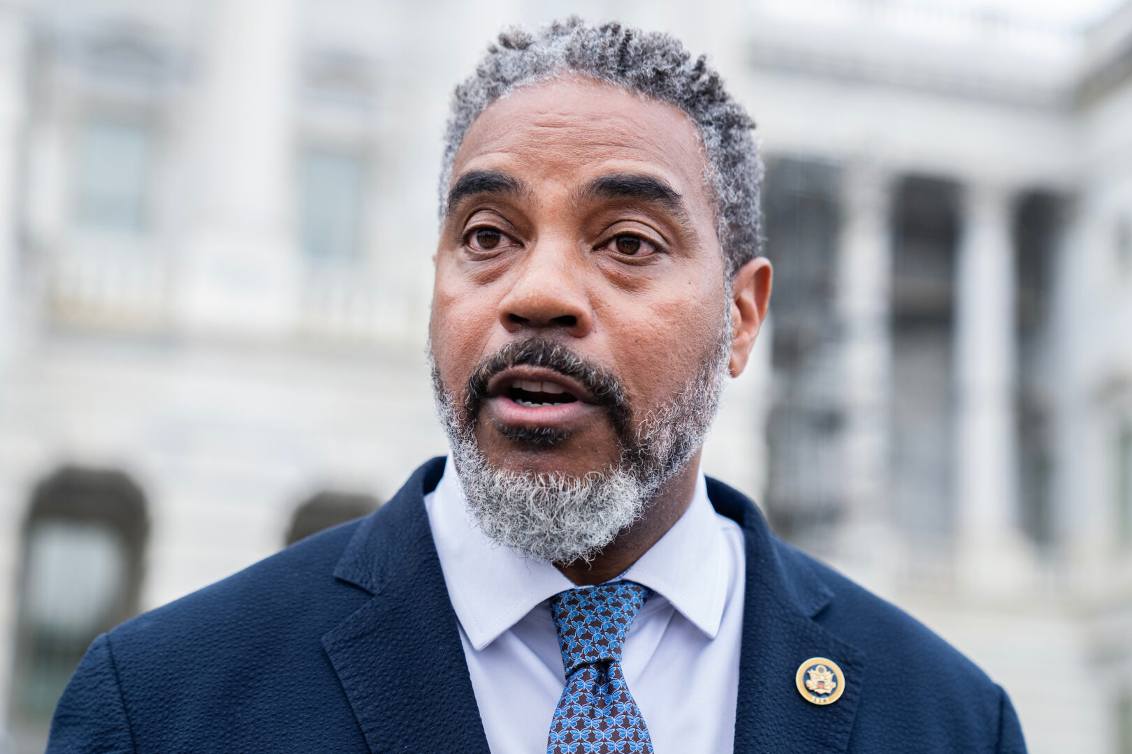 Rep. Steven Horsford, D-Nev., is seen outside the Capitol after House votes on July 25.  