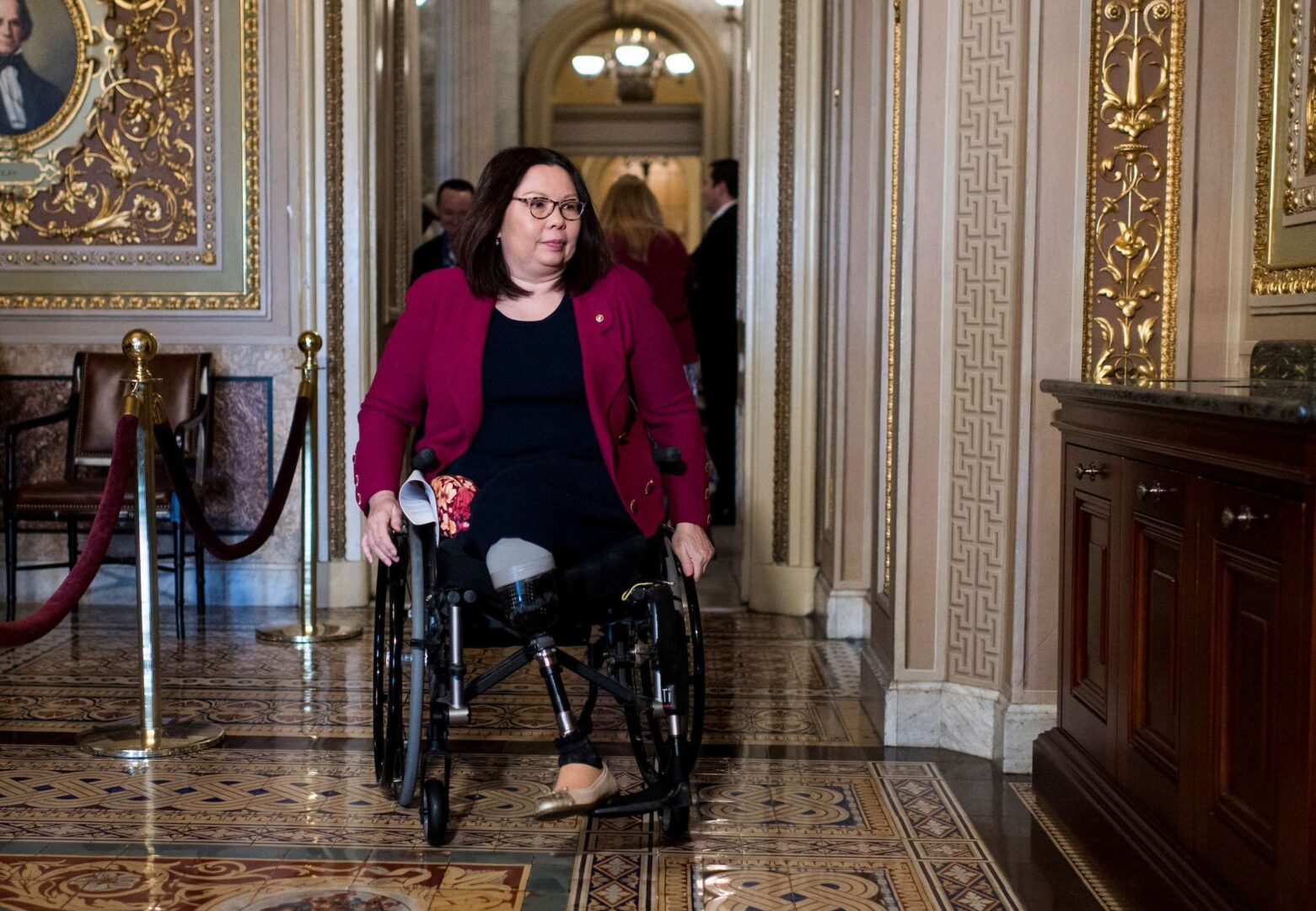 Sen. Tammy Duckworth, D-Ill., the first senator to give birth while in office, says she is worried that in vitro fertilization, which she used to get pregnant, might be in peril if the Supreme Court overturns the legal right to an abortion. 