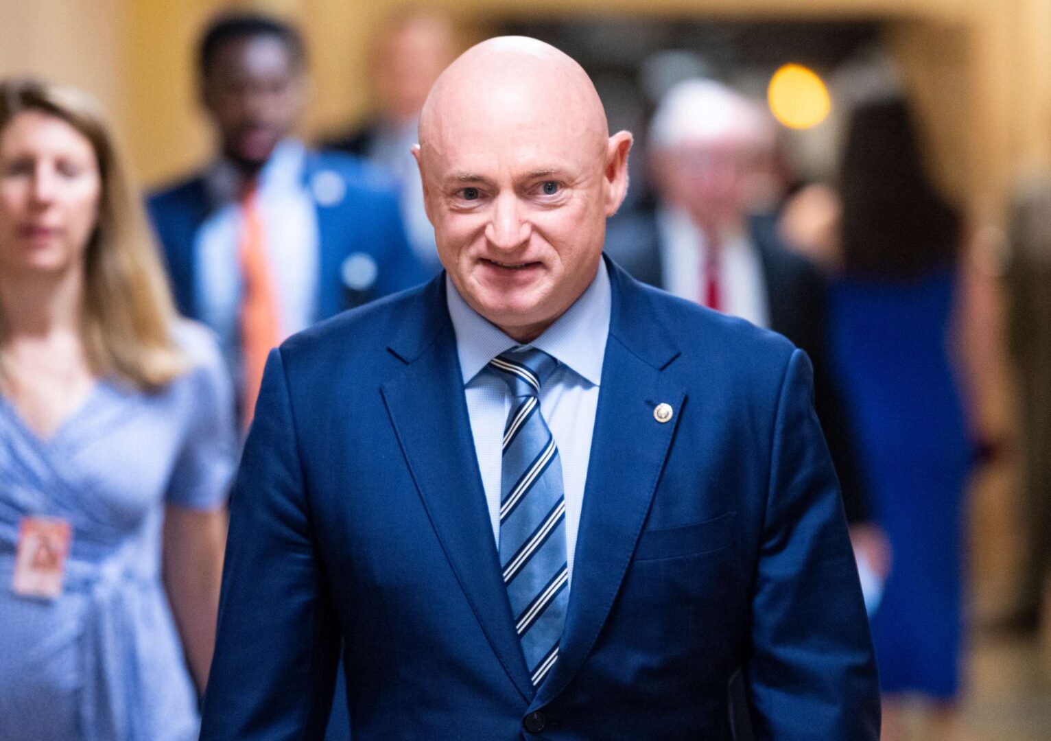 Sen. Mark Kelly, D-Ariz., opposes the Biden administration's move on Title 42 border directive.