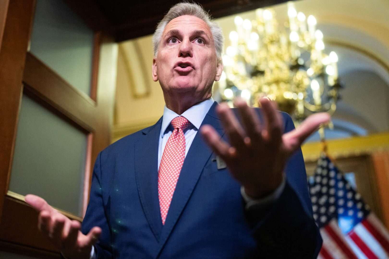 Speaker Kevin McCarthy, R-Calif., is walking a tightrope in trying to find a stopgap funding formula that would unite his fractious conference.
Speaker Kevin McCarthy, R-Calif., is walking a tightrope in trying to find a stopgap funding formula that would unite his fractious conference.