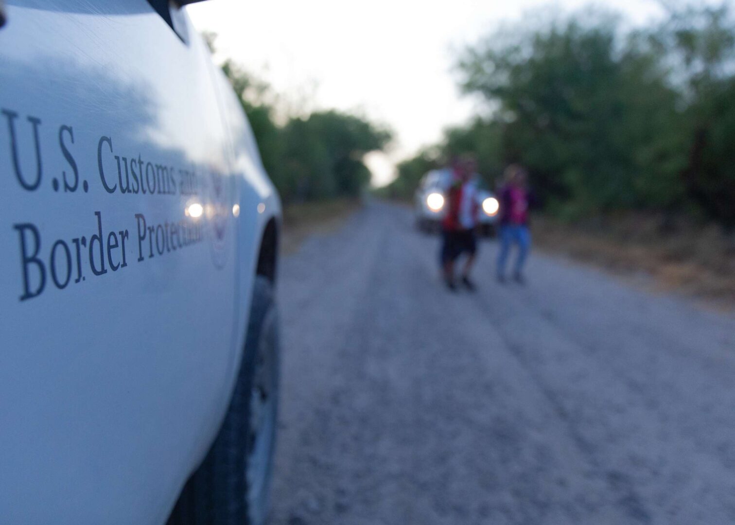 Customs and Border Protection agents processes migrants that recently crossed the border in the Rio Grande Valley Sector of Texas in 2019. 