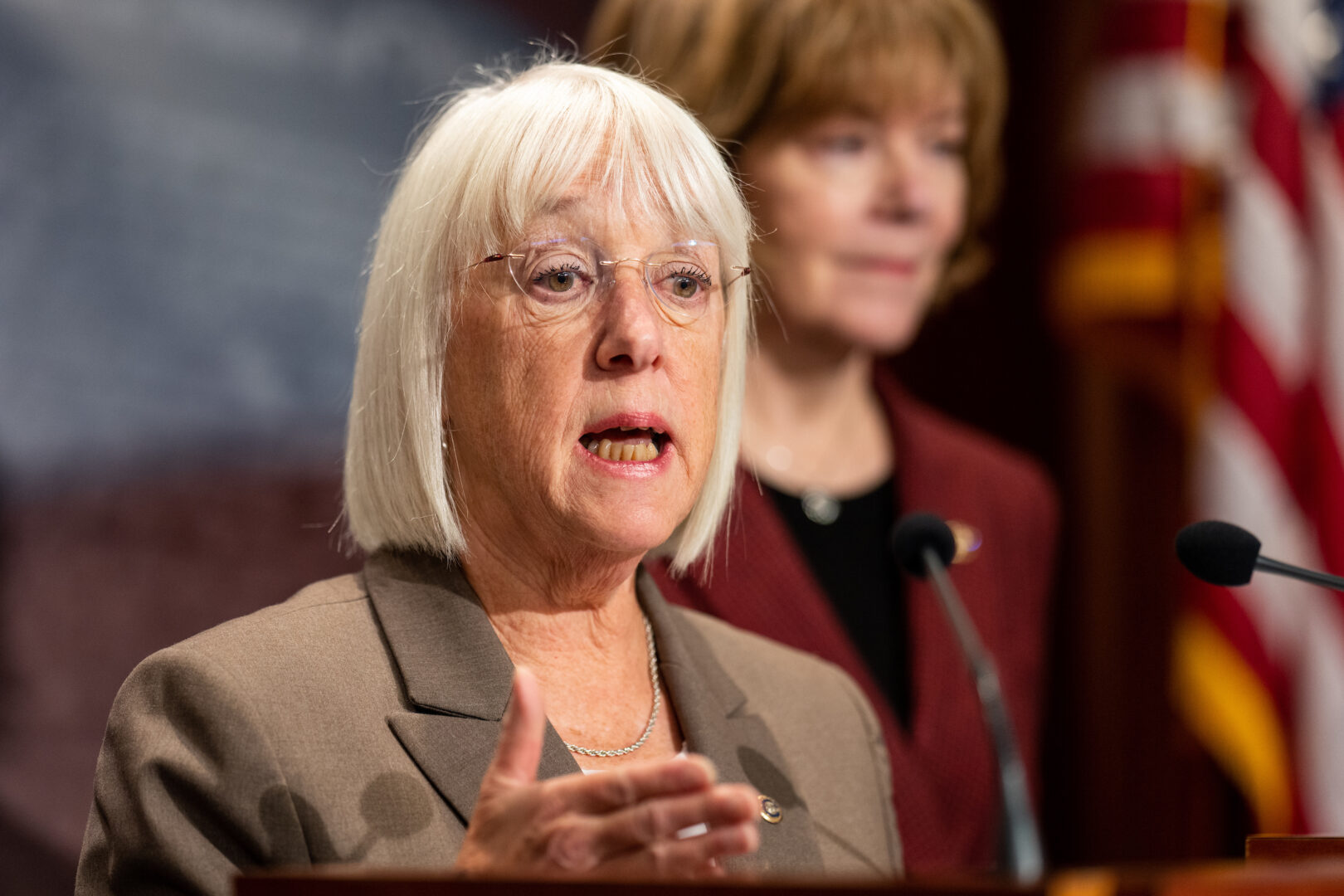 Senate Appropriations Chair Patty Murray, D-Wash., is pushing for domestic spending as part of an emergency foreign aid package.