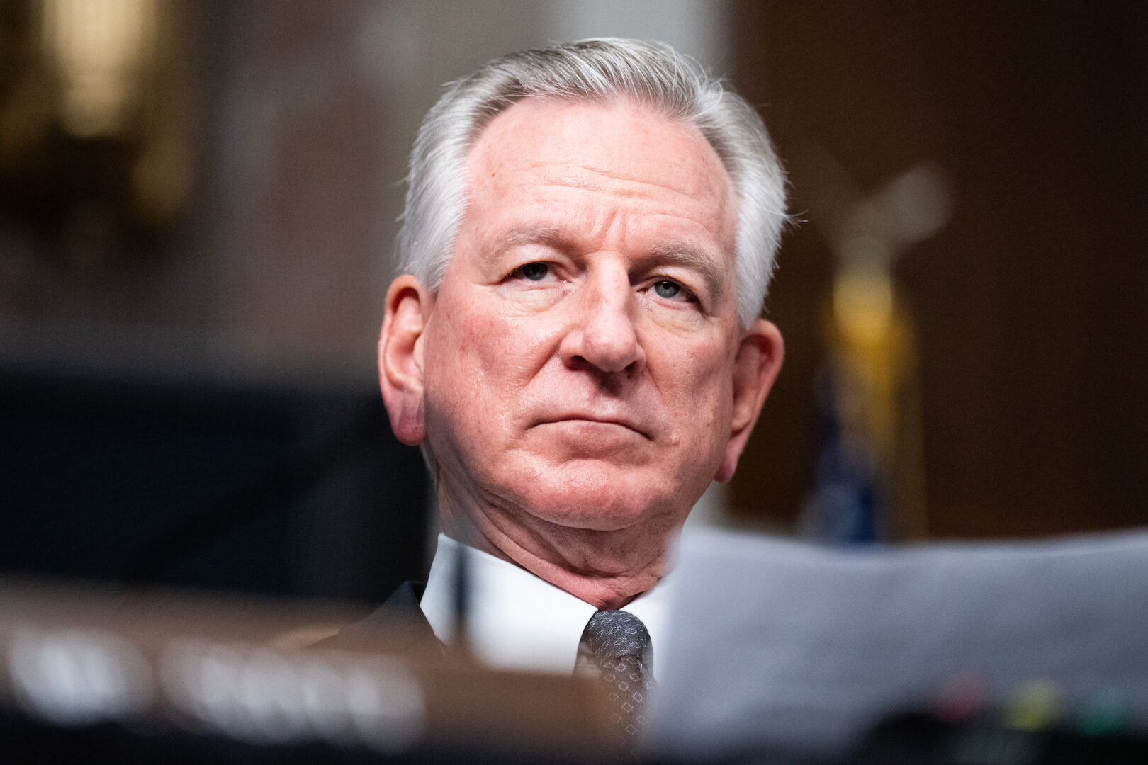 Sen. Tommy Tuberville said he would no longer block Senate action on promotions for roughly 440 senior military officials, but he would continue to block 11 four-star officers.