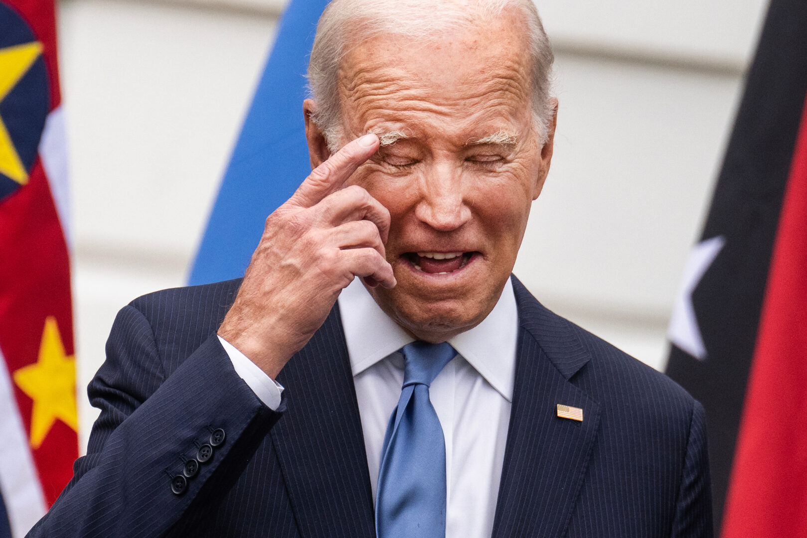 President Joe Biden’s high disapproval rating means Democrats have to frame the election as a choice between the parties and not a referendum on Biden’s term.