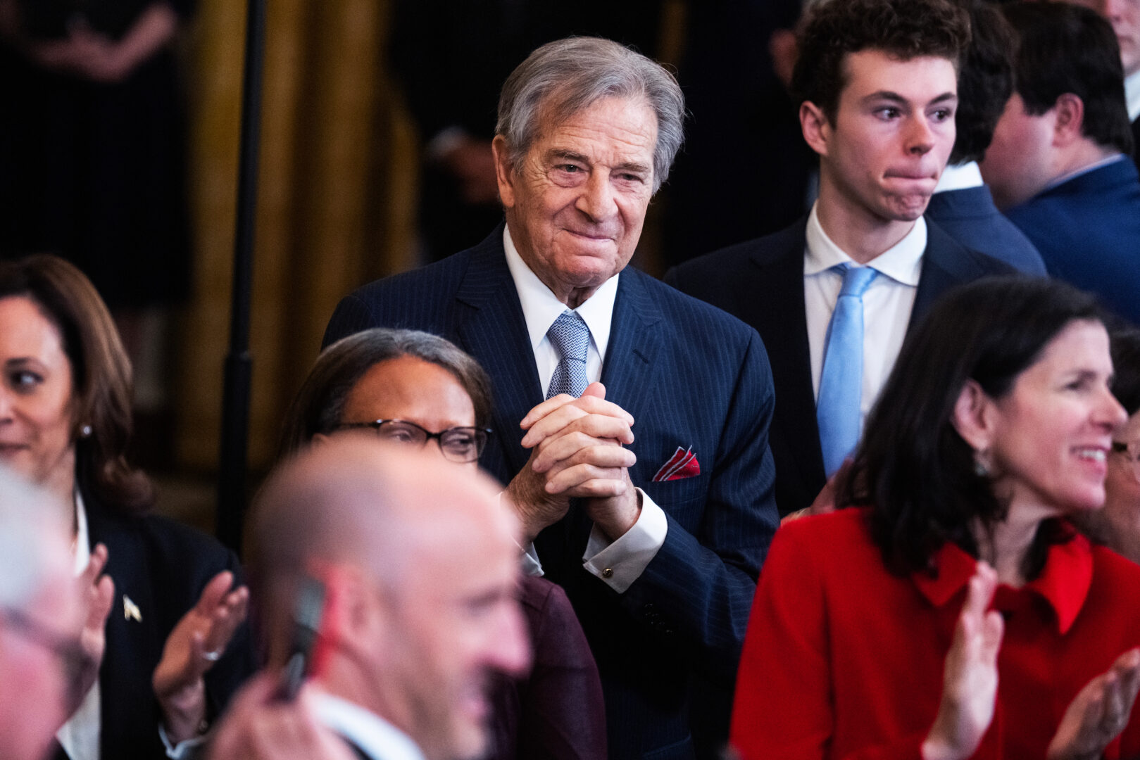 Paul Pelosi, the husband of former Speaker Nancy Pelosi, D-Calif., attends a Presidential Medal of Freedom ceremony, the nation's highest civilian honor, earlier this month in the East Room of the White House. Rep. Pelosi was one of the recipients. 