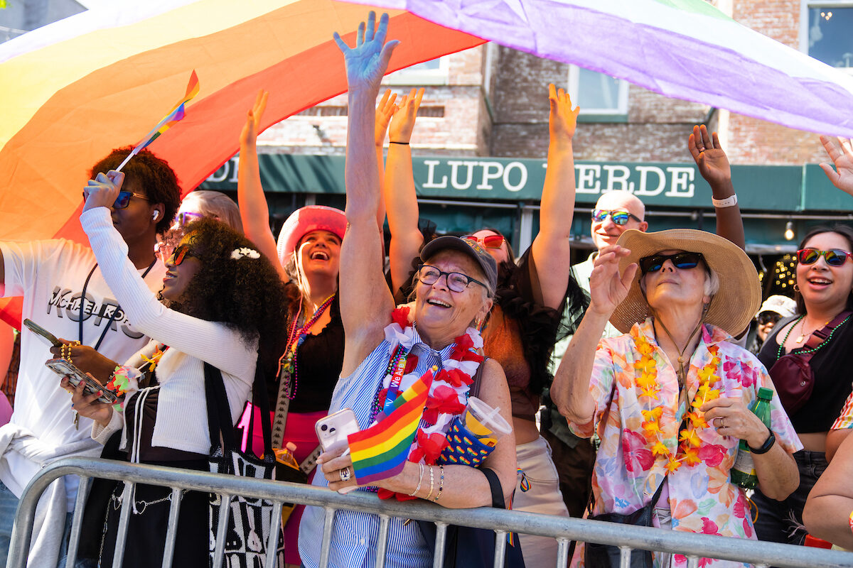 Spectators line T Street NW during the Capital Pride Parade in Washington D.C., on June 10, 2023. The new Hulu documentary, "We Live Here: The Midwest" gives voice to LGBTQ+ families in the Heartland.