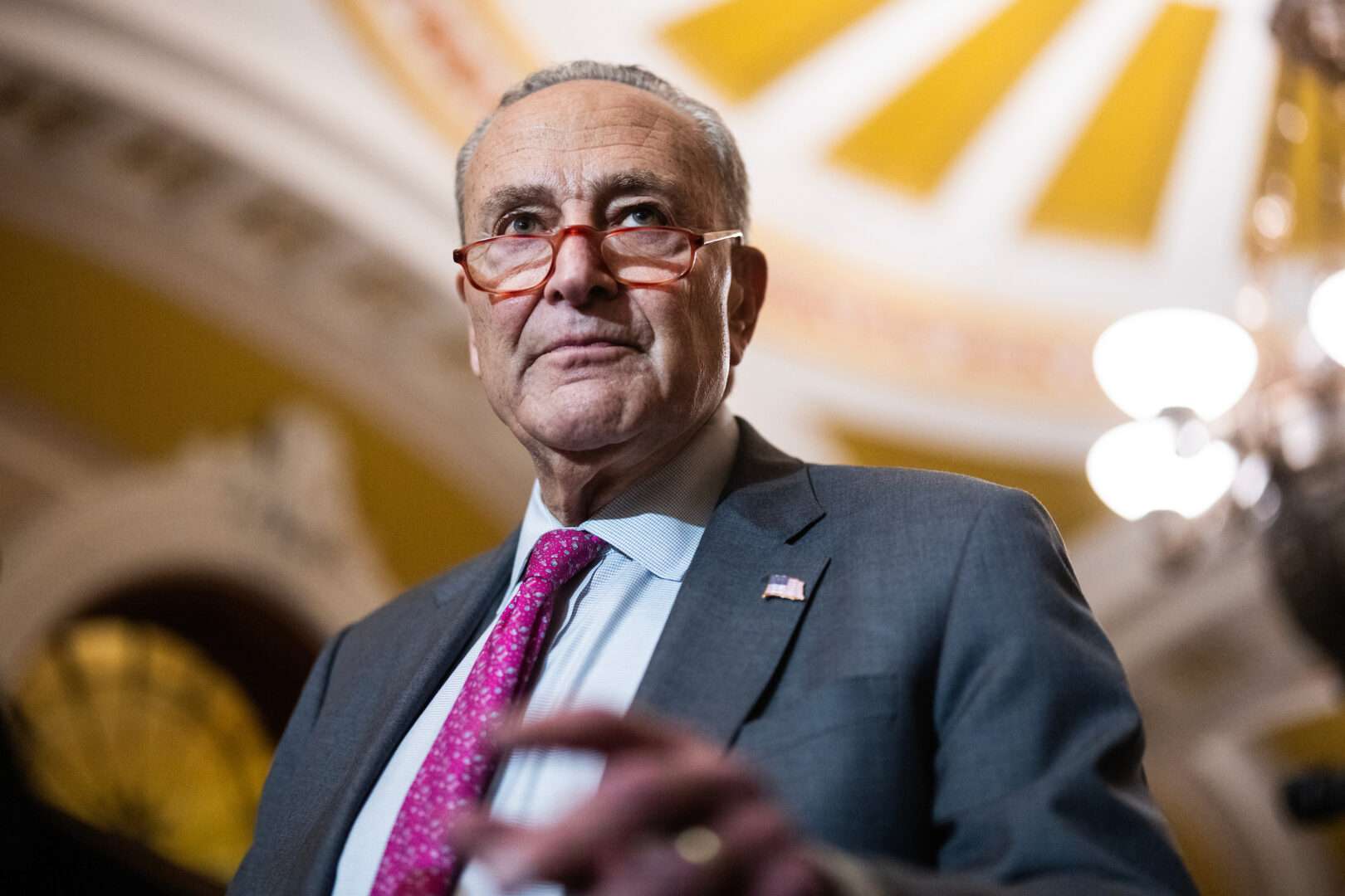 Majority Leader Charles Schumer, D-N.Y., said Tuesday he expects the Senate to begin voting Wednesday on amendments to a package of three fiscal 2024 spending bills.