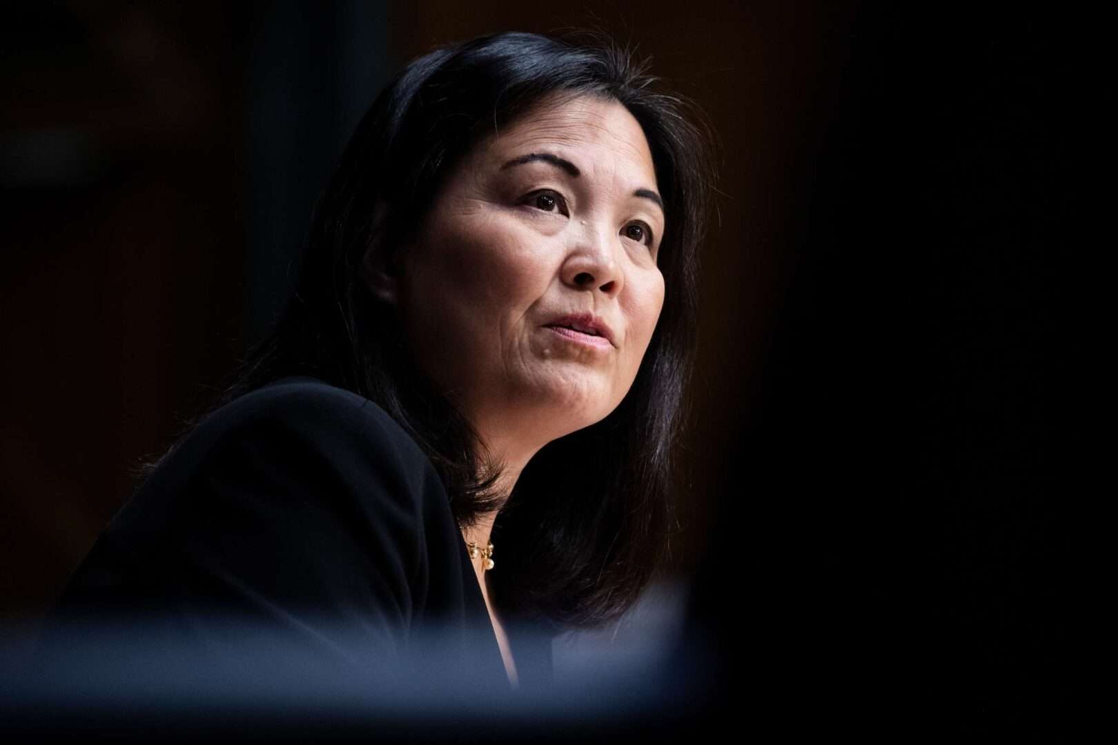 Julie Su, the nominee for Labor secretary, was advanced by the Senate Health, Education, Labor and Pensions Committee in a party line vote Wednesday. 